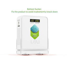 UMI 1200W step up converter control panel demonstrates user friendly settings.