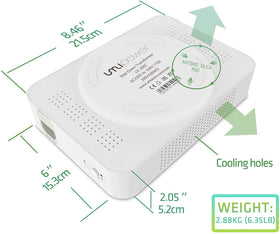 UMI dual socket and plug layout illustrating easy device connection