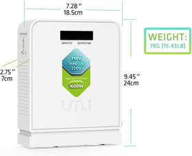 UMI heavy-duty power transformer design weighs 7kg for durable performance.