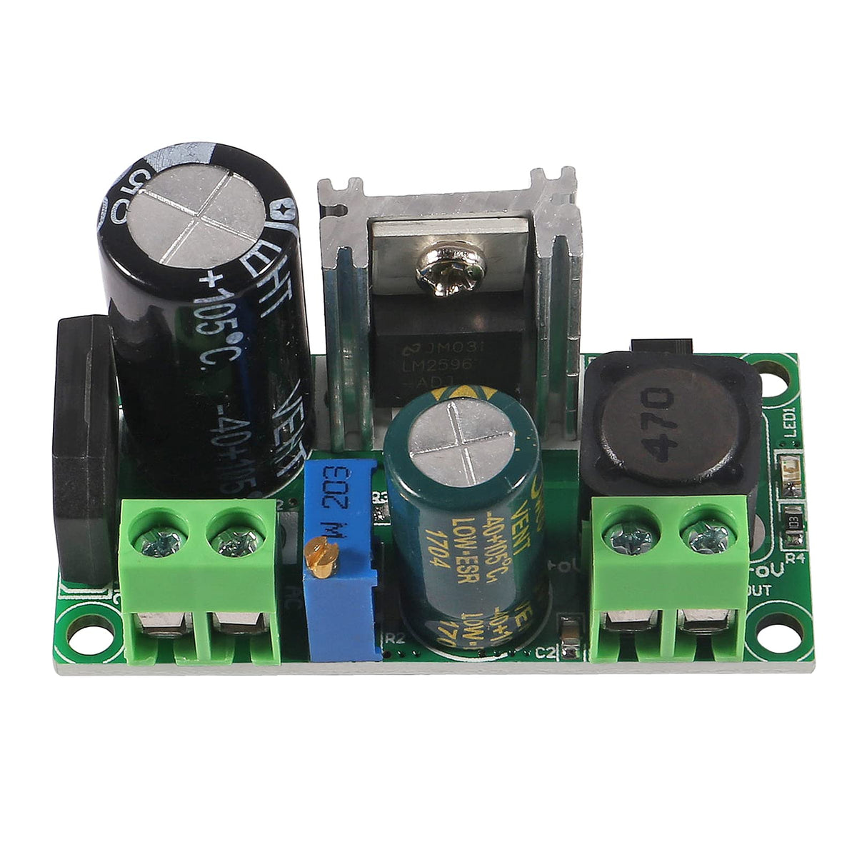 UMLIFE potentiometer being adjusted for precise output voltage control