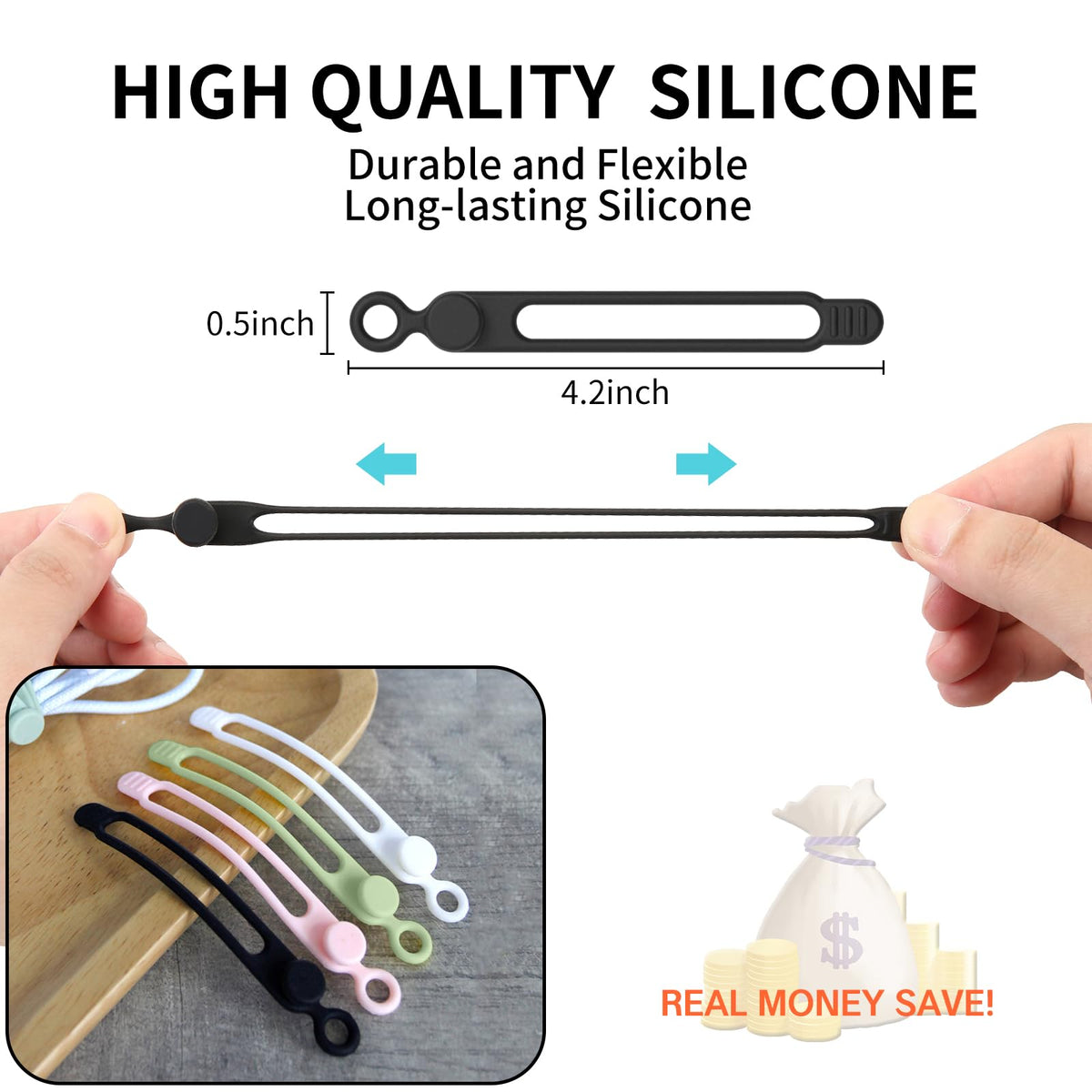 UMUST ties in kitchen and office use to reduce clutter and save space.