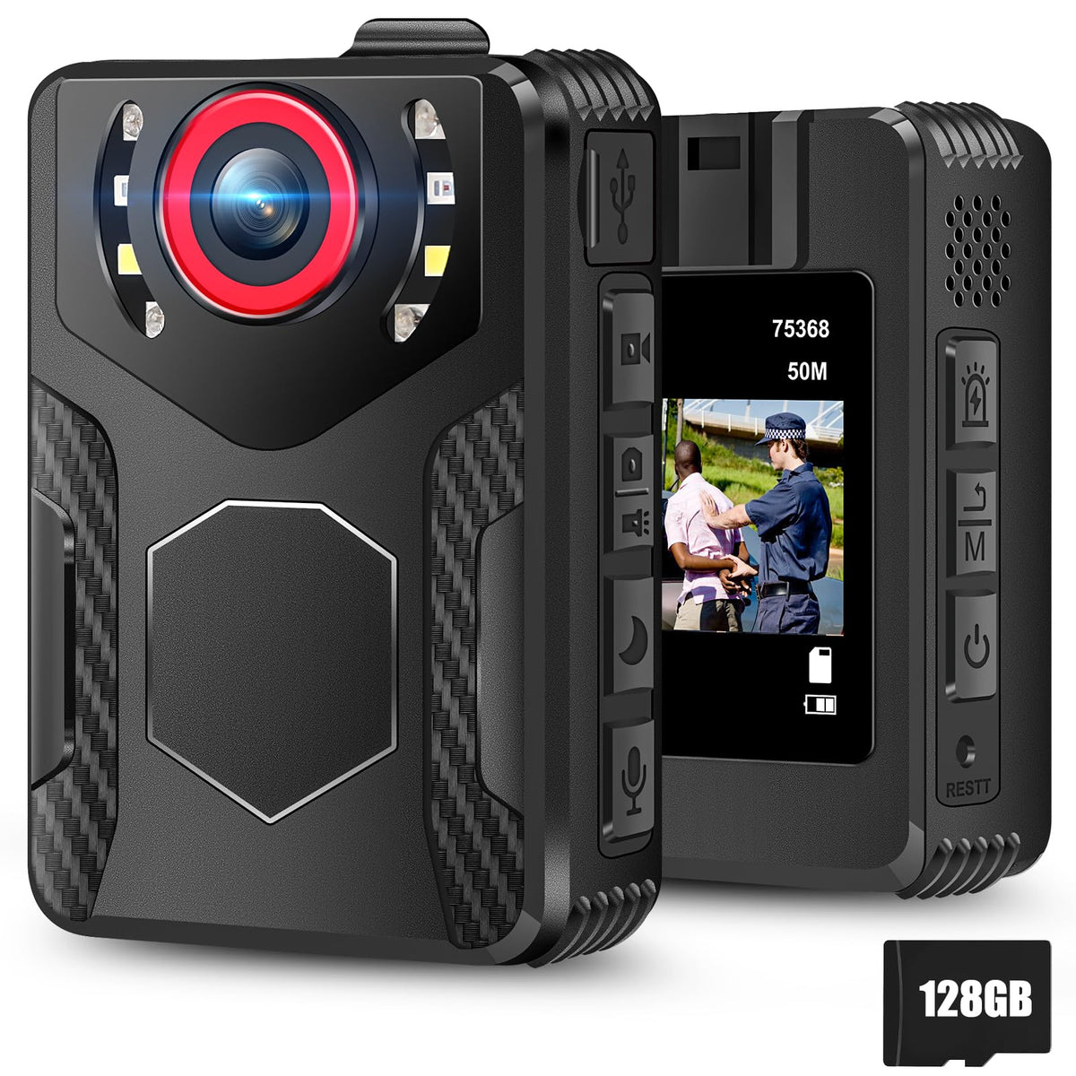 Unalace body camera captures crisp 1080p video for reliable daytime footage.