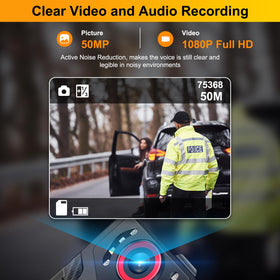 Unalace body camera night vision LEDs deliver clearer footage in low light.