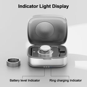 UNAQO smart LED status indicator shows charging progress.