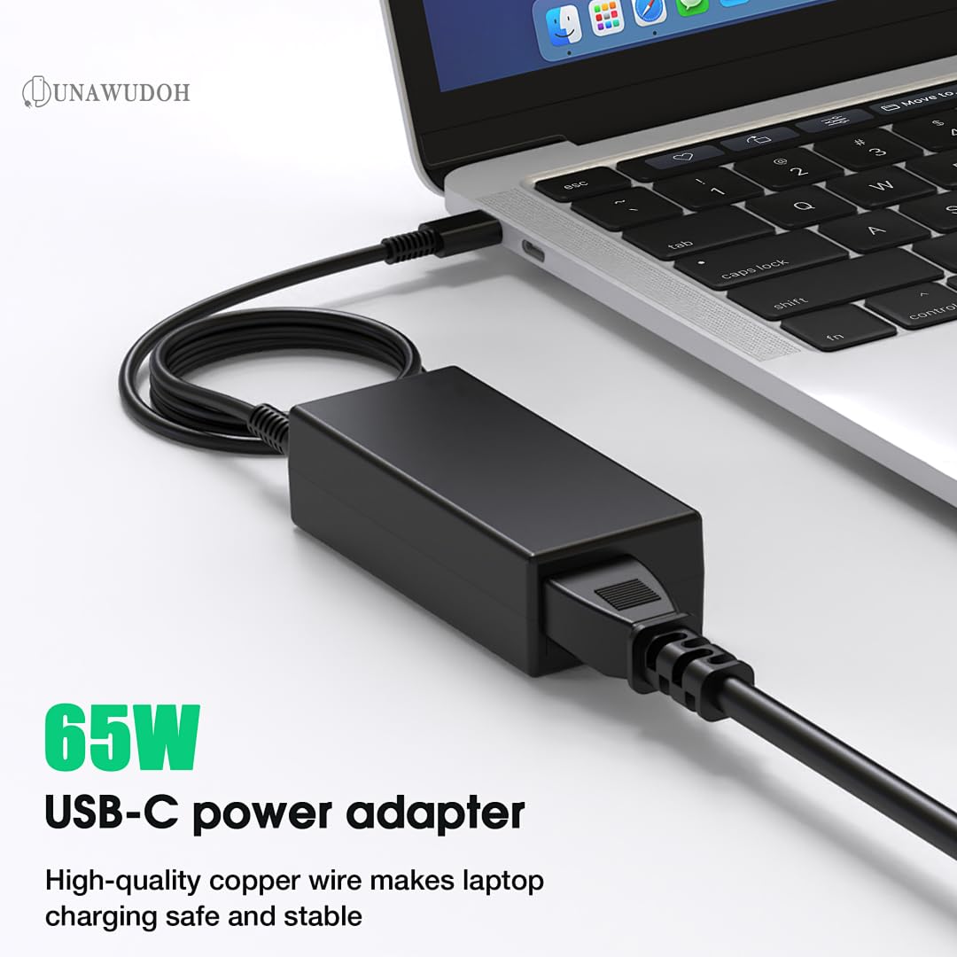 UNAWUDOH ThinkPad compatibility label for reliable charging.