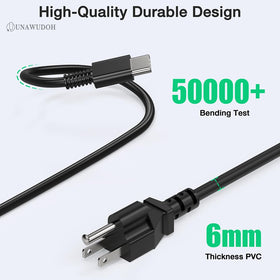 UNAWUDOH Yoga/Chromebook support for versatile USB-C charging.