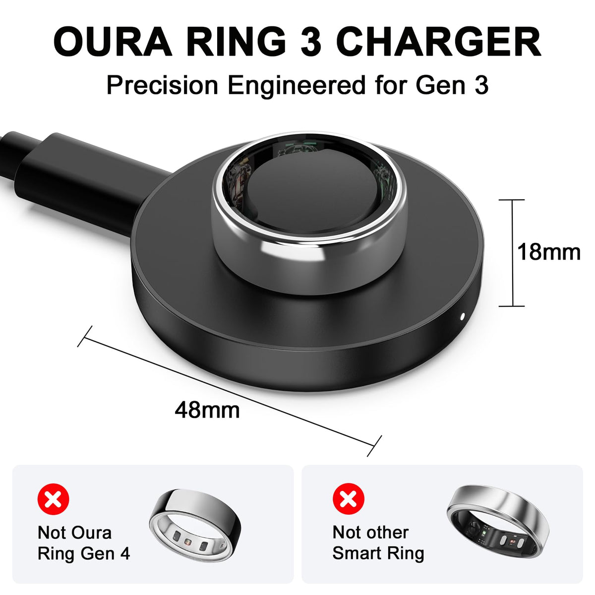 underhub side profile with USB‑C cable showing portable setup and flexible placement