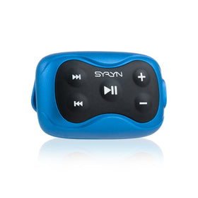 Swimbuds Flip paired with SYRYN 2 in a pool setting.