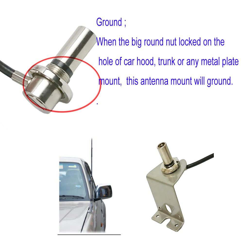 UngSung 15 ft RG58A/U coaxial cable ready for low-loss CB connections