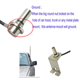 UngSung 15 ft RG58A/U coaxial cable ready for low-loss CB connections