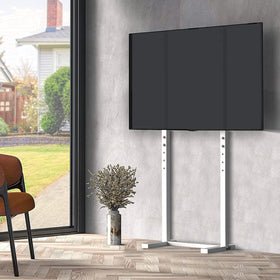 unho universal wall stand height adjustment enables tailored viewing height