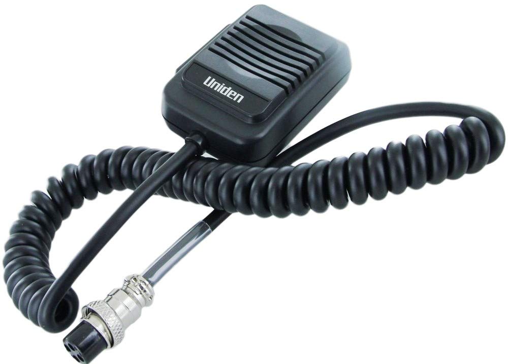 Uniden MK393 replacement CB microphone front view for PRO510XL and PRO520XL improves radio clarity.