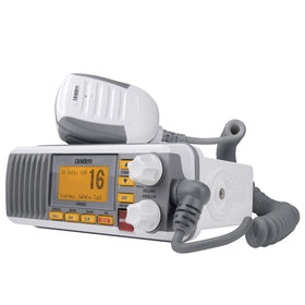 Uniden UM385 IPX4 waterproof rating withstands rain and spray.