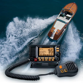 Uniden UM725GBTBK DSC distress feature supports emergency signaling