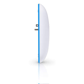UniFi Wall Plug Extender installed in outlet demonstrates clutter-free electrical layout.