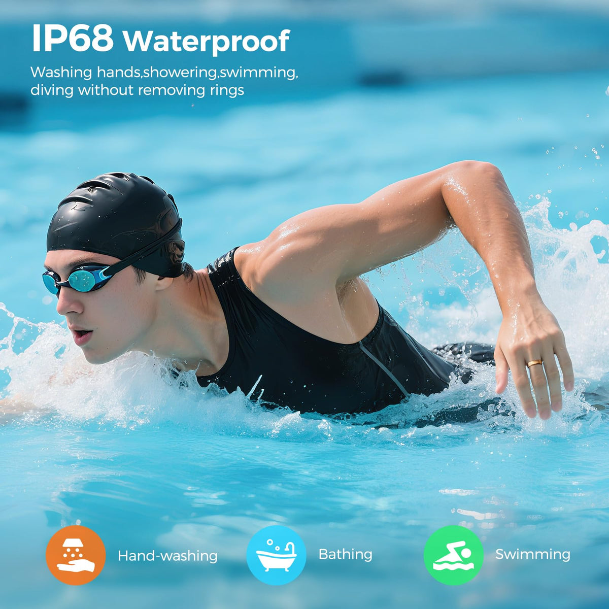 UniJethro worn during running illustrating activity tracking benefit