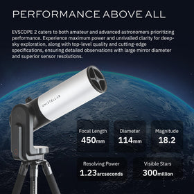 Unistellar EVScope 2 64 GB storage for session data and captures