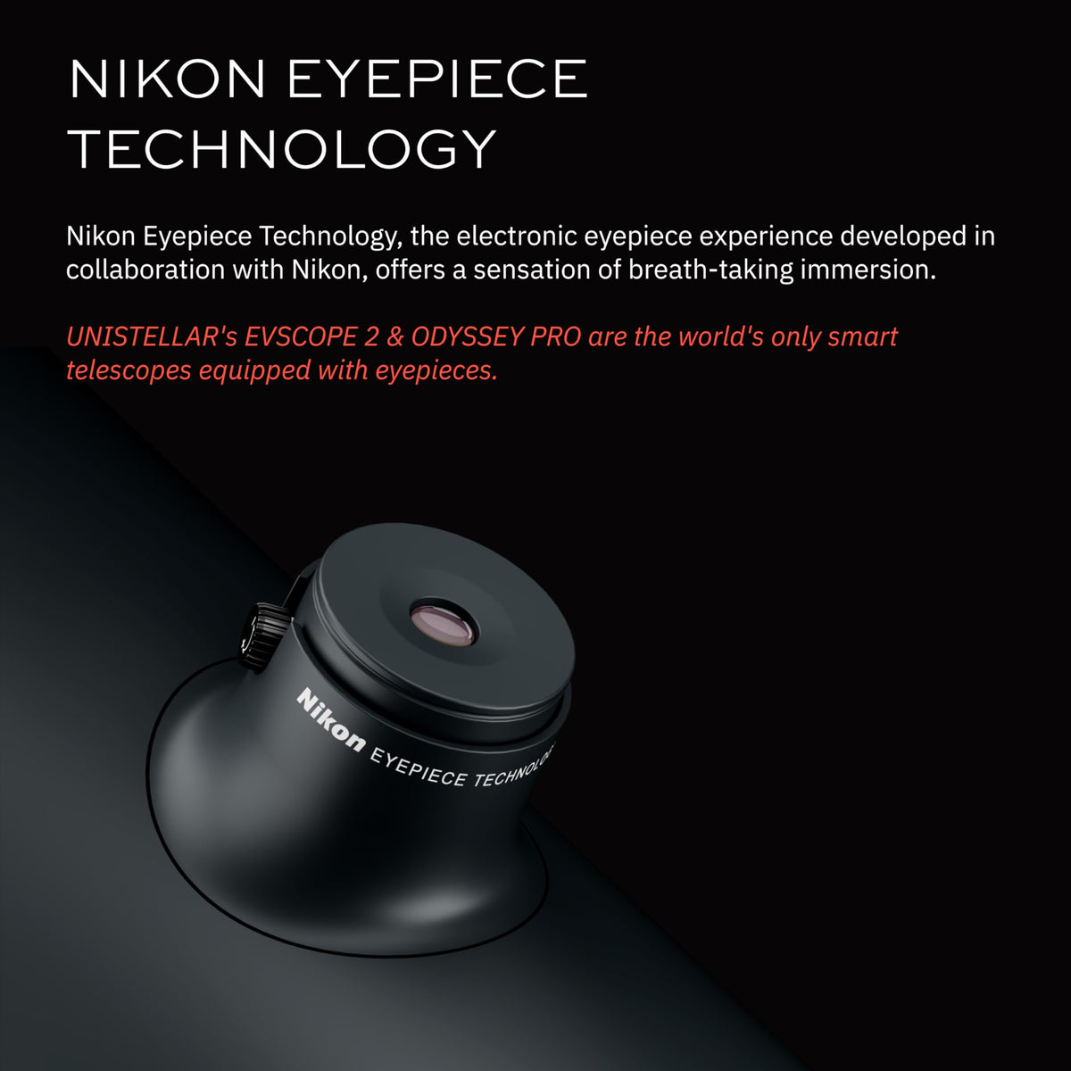 Unistellar EVScope 2 eyepiece view highlights immersive observing experience