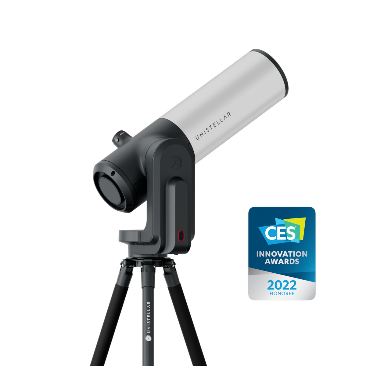 Unistellar EVScope 2 front view shows portable observing setup