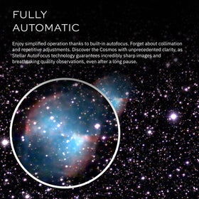 Odyssey Pro digital imaging mode captures sharp astro details for processing.