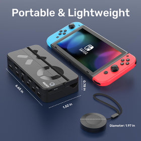 Unitek Switch Dock portable design ideal for travel gaming