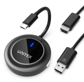 Unitek Wireless HDMI dongle front view for portable screen sharing