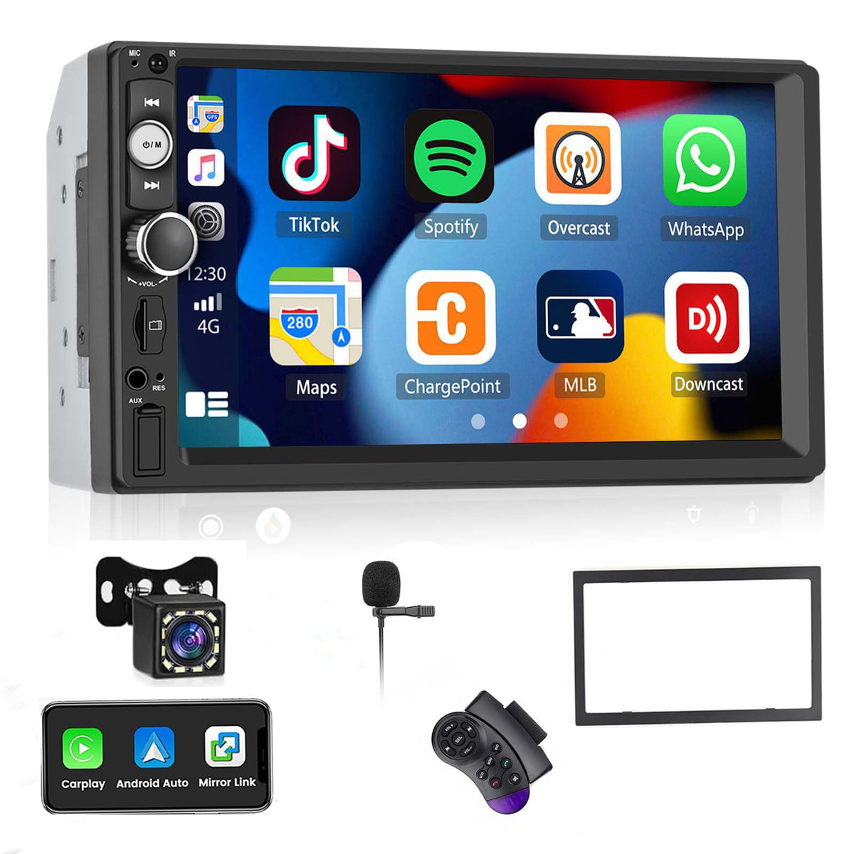 UNITOPSCI front panel 7-inch display showing clear icons and easy control