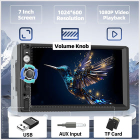 UNITOPSCI installed in dashboard showing correct double-din size fitment