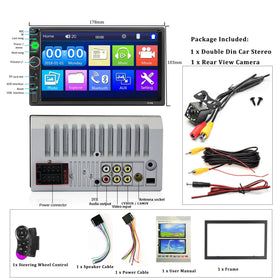 UNITOPSCI USB, TF and AUX ports pictured for flexible media playback and charging