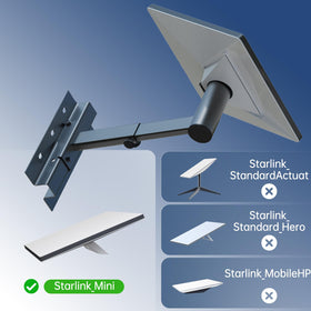Unmake Starlink Mini Mount aluminum clamps showing corrosion resistance and durability