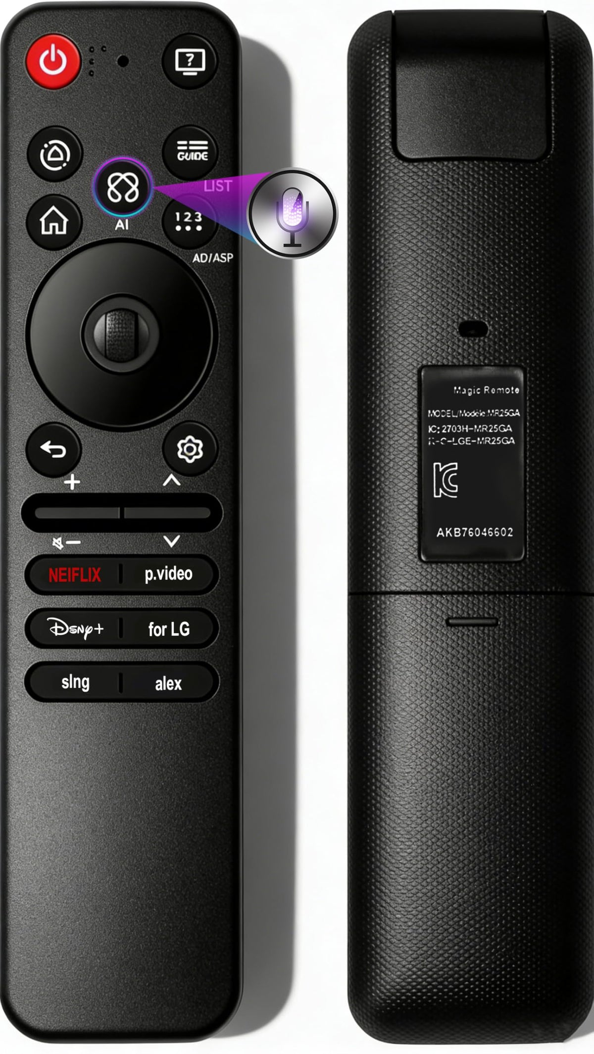 UNOCAR LG AI Remote AN-MR25GA compatibility enables easy setup on 2022–2024 LG TVs