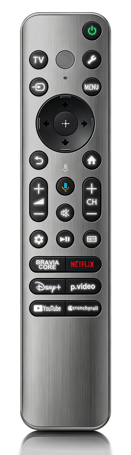 UNOCAR replacement Sony Bravia remote front view with clean design for easy control.