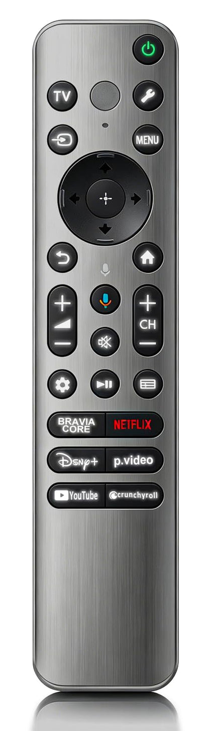 UNOCAR replacement Sony Bravia remote front view with clean design for easy control.