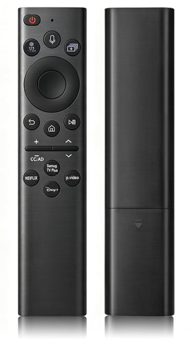 UNOCAR BN59-01385A remote front view for Samsung TVs with voice control.