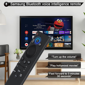 UNOCAR BN59-01385A remote with voice control diagram enabling hands-free search.