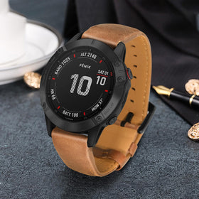 Unoxiento Quick Fit Band compatibility chart for Garmin models