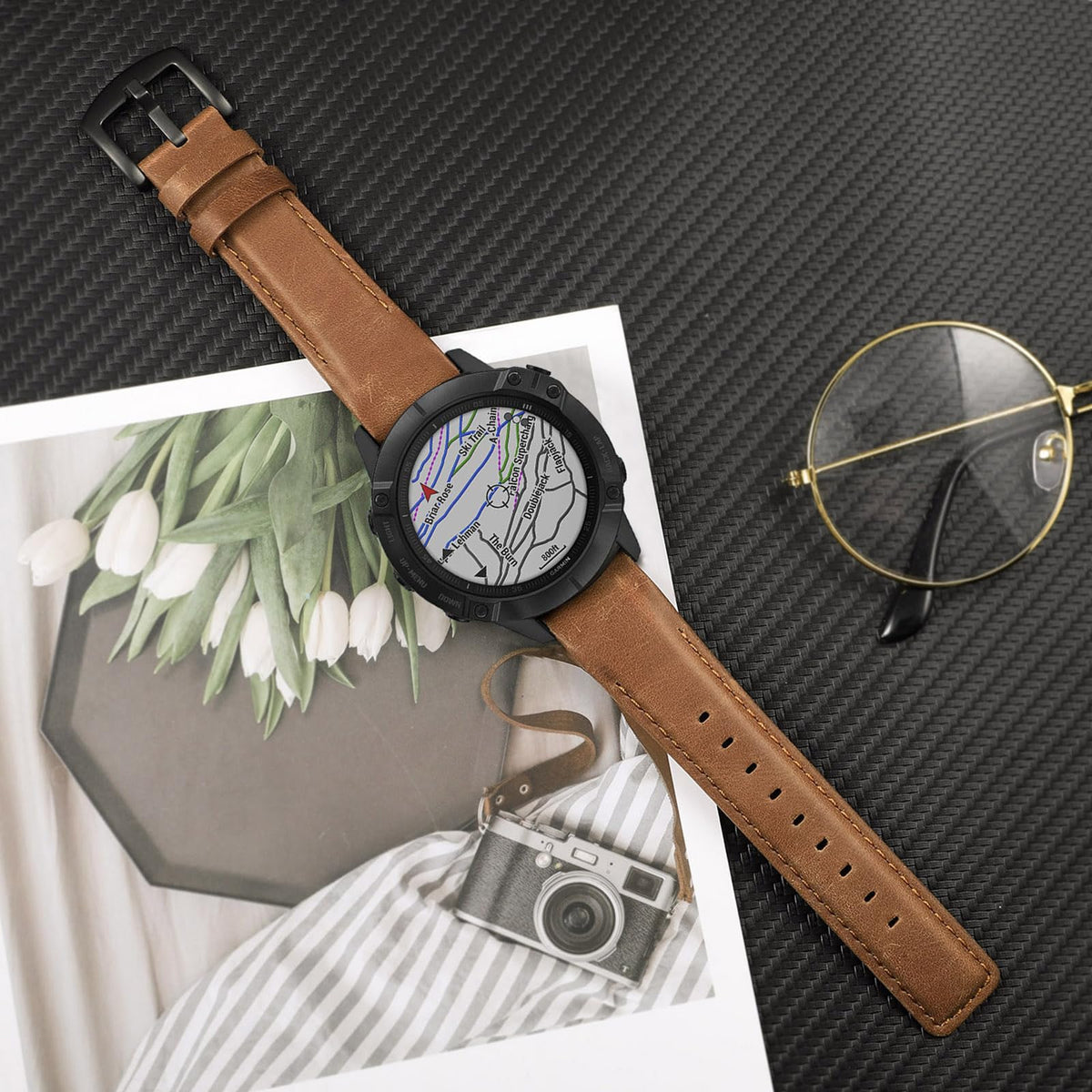 Unoxiento Quick Fit Band packaging includes watch band and pouch