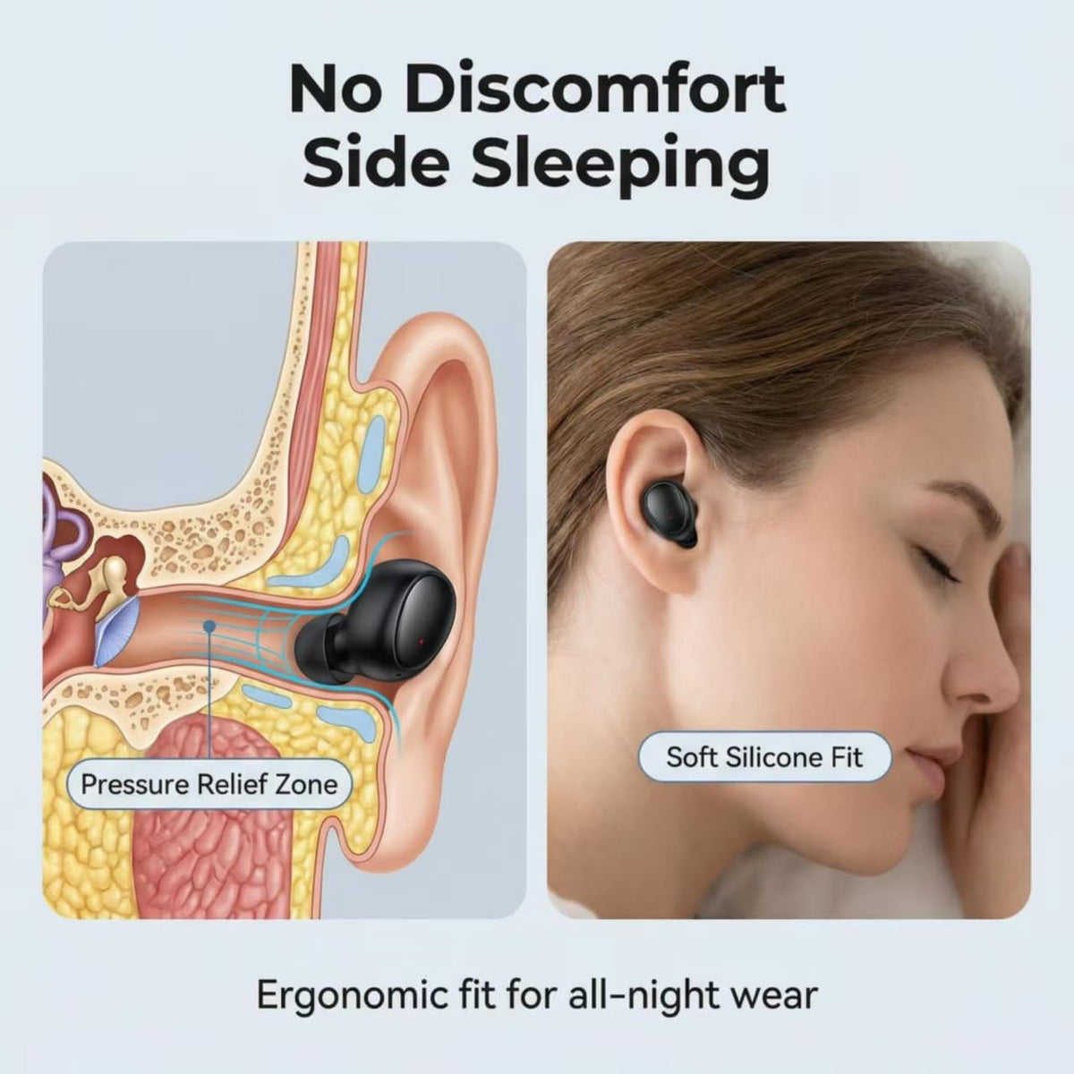 Unremittingly Ultra Small Earphones resist sweat and rain during workouts.