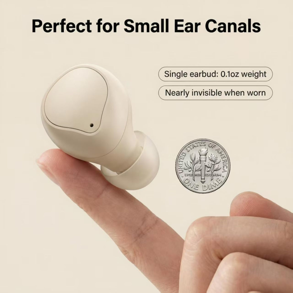 Unremittingly side-sleeper-earbuds flat profile for side sleeping comfort
