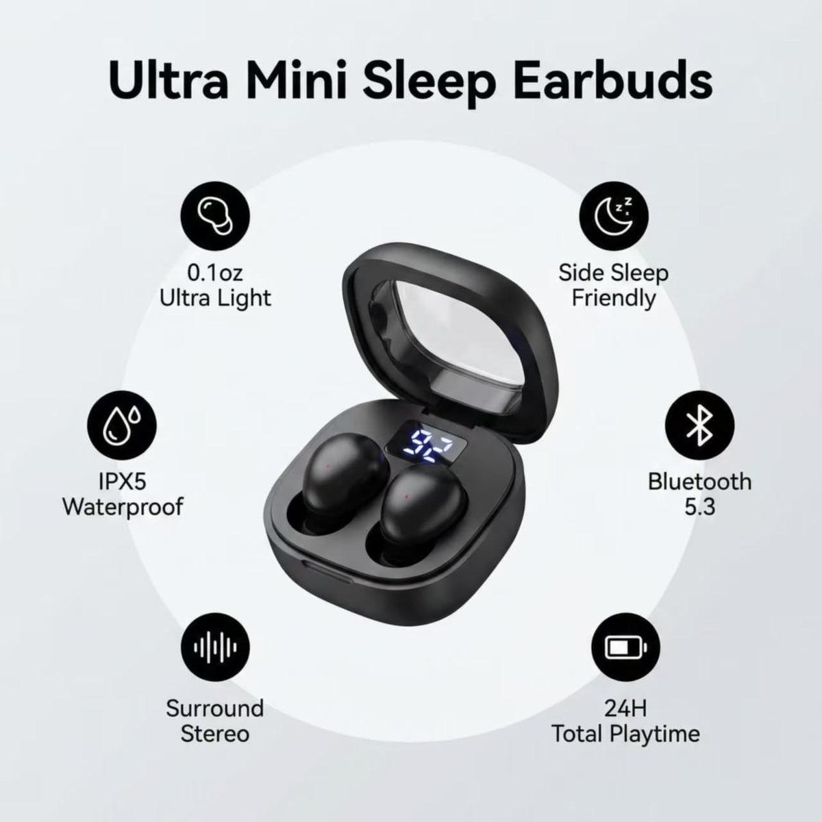 Unremittingly Ultra Small Earphones showcase near-invisible design for focused work.