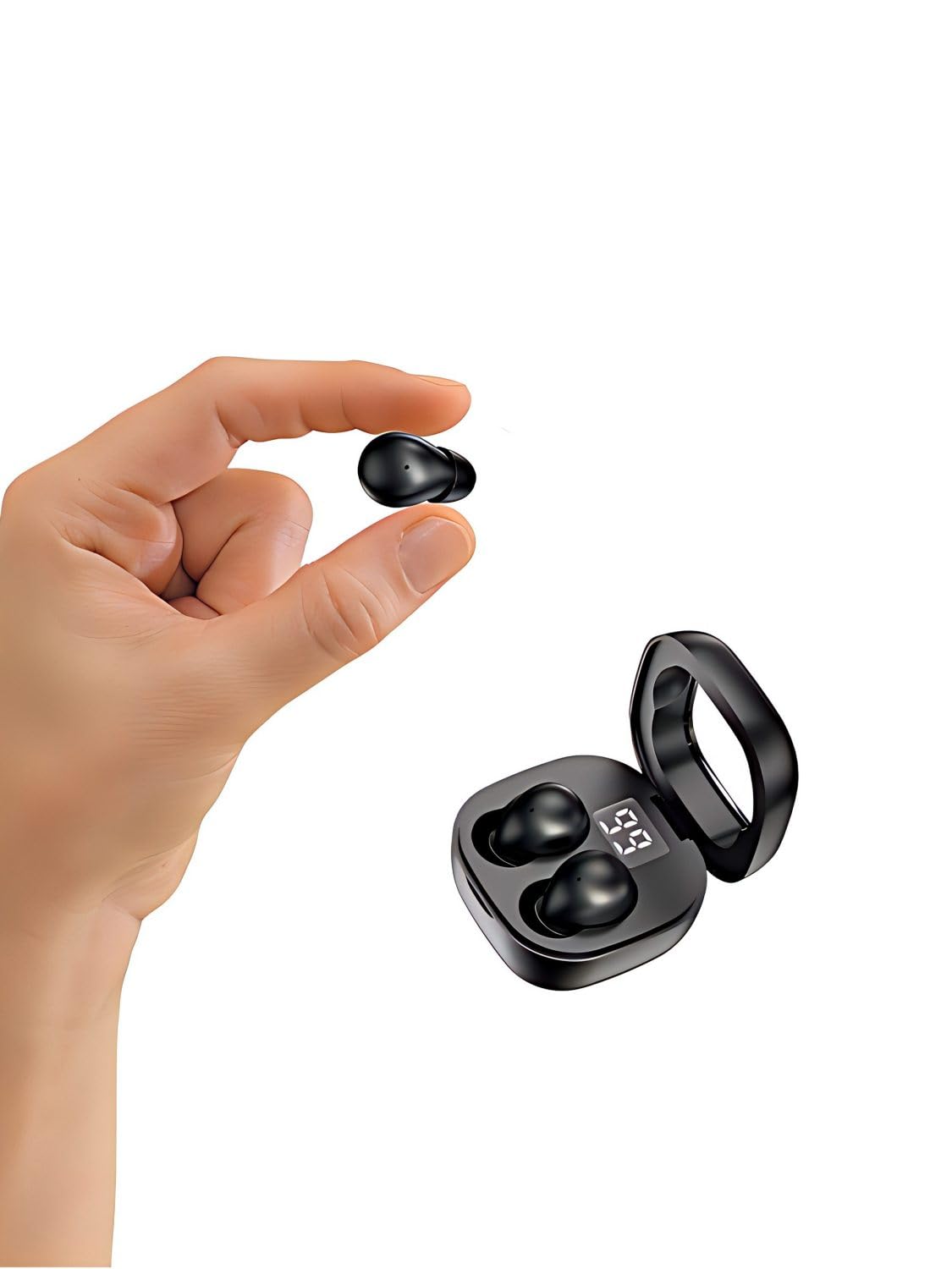 Unremittingly Ultra Small Earphones blend invisibly for discreet listening during meetings.