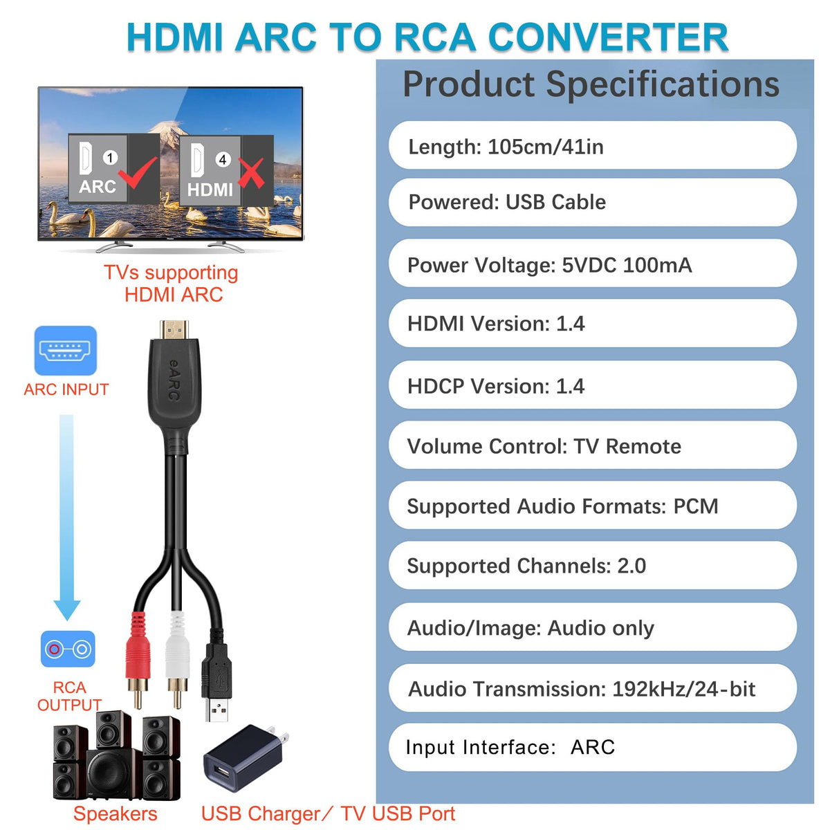 Unstincer rca-audio-output enabling analog TV sound to soundbar