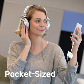 Untvie compatible with classic wired headphones for rich audio.