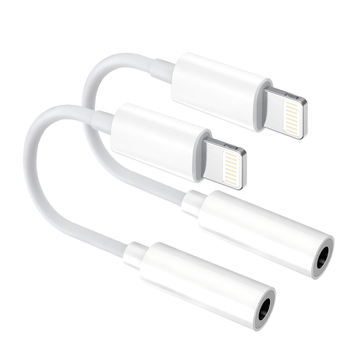Untvie lightning to 3.5mm adapter for iPhone enables wired listening on the go