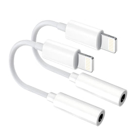 Untvie lightning to 3.5mm adapter for iPhone enables wired listening on the go