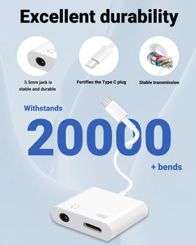 Bend-resistant cable demonstrates durability for daily plugging and unplugging.