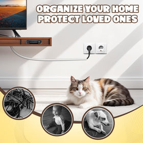 UOMTFAI paintable cord hider blends with decor