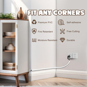UOMTFAI TV cable hider applied in a living room