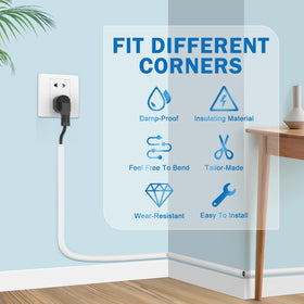 UOMTFAI snap‑on lid open with cables visible for easy access benefit