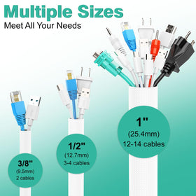 UOMTFAI 10ft cord sleeve with open design